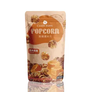 Penjualan paling laris Popcorn karamel rasa khusus bebas udara tambahan untuk grosir