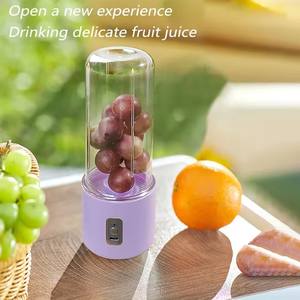 Licuadora Portátil Mini de 6 Cuchillas con Logotipo Personalizado al por Mayor, Vaso Mezclador de Frutas Recargable por USB, Gran Venta - Product Image 4