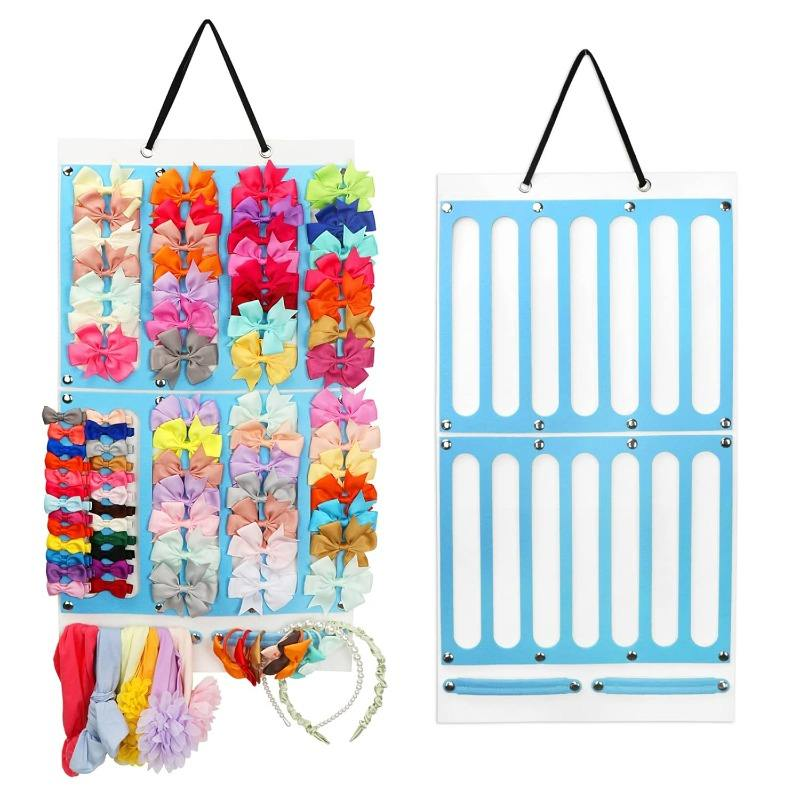 Promotional Wholesale Hot-selling Large Capacity Fiber Kids Girls Hair Clips Storage Hanger