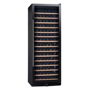 Vinopro-Grande <span class=keywords><strong>porte</strong></span> noire sur pied, 183 bouteilles en bois de hêtre, refroidisseur de cave à vin intégré - Product Image 2