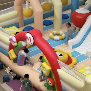 Château gonflable piscine combinaison PVC matériel eau jouer en toute sécurité enfants été fête en plein air <span class=keywords><strong>jeu</strong></span> amusant avec toboggan - Product Image 3