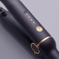 Lisseur de cheveux électrique portable à chauffage rapide avec plaque en céramique sablée de 80 mm et revêtement LED, pour usage professionnel, domestique et extérieur