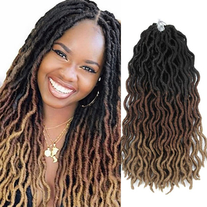 Бабочка Loc ремесло Dread замки вязаный крючком Плетеный светильник африканские волосы для наращивания 18 дюймов дредлок для наращивания бабочка Locs волосы