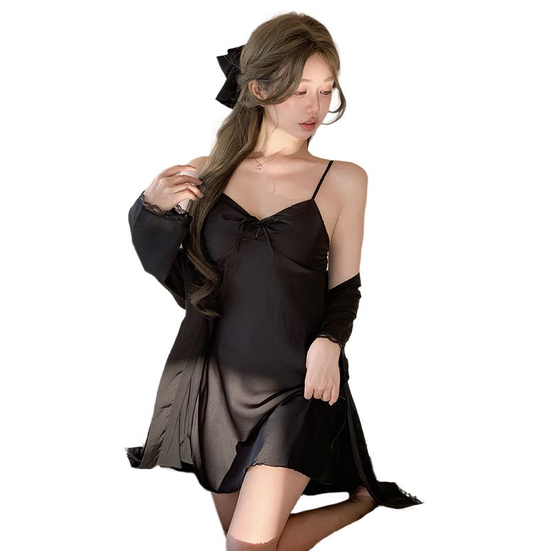 chinese dress ladies Buy Alamodey Women Lingerie Lace Babydoll High Split Maxi Long Gown Sexy  Long Dresses for Women Sexy Long Nighty for Women Maxi Sexy Long Lingerie  for Honeymoon Women's Satin (Free Size, Purple)