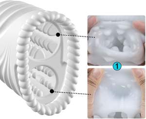 ของเล่นซิลิโคนสำหรับผู้ชายแบบเต็มตัวทำจากซิลิโคนมีกระเป๋าเก็บความร้อนอัตโนมัติสำหรับผู้ชาย - Product Image 3