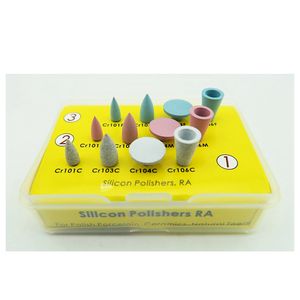 Kit de fresas de pulido dental para pulidores de silicona RA de dientes naturales de porcelana - Product Image 4
