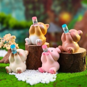 Nouvelle figurine en résine pour animaux de compagnie, mignonne et adorable, cadeau surprise tendance pour <span class=keywords><strong>le</strong></span> bureau. - Product Image 1