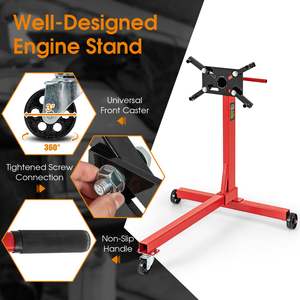 Support de moteur rotatif, support de moteur réglable, bras de levage en fonte pour l'entretien des véhicules, réparation automobile - Product Image 5