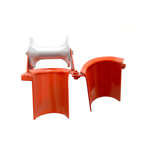 Guías de rodillos de bloqueo dividido 80mm 100mm Rodillo de <span class=keywords><strong>cable</strong></span> de conducto con un solo rodillo - Product Image 3
