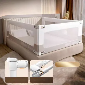 Chocchick Reizen Opvouwbare Baby Veiligheid Zijspoor Bescherming Hek Ademende Kid Wieg Bed Reling Bumper Voor Queen Size Bed
