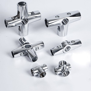 Connecteurs de <span class=keywords><strong>tubes</strong></span> ronds Connecteurs réglables en acier inoxydable Raccords de tuyauterie - Product Image 5