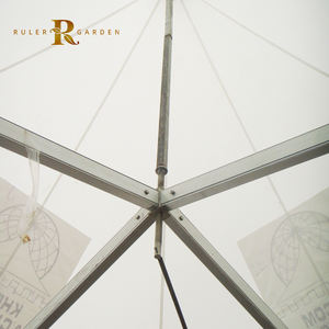 <span class=keywords><strong>Chapiteau</strong></span> de gazebo de mariage transparent imperméable blanc d'exposition commerciale résistant événement extérieur en aluminium 10x10 tente de pagode - Product Image 5