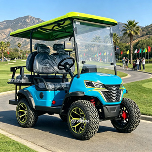 Wholesale Price Club Car Lifted 4 Passenger Golf Cart Best Selling Off Road Golf Cart Outdoor Service Cart - Product Image 1