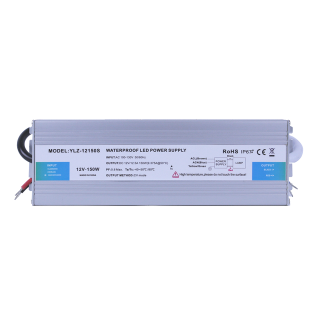 LED Driver Power Supply 12V 30W 60w 100w 150w 200w P67 Constant Voltage for LED Strip Lights