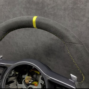 Volante Deportivo Alcantara Completo con Levas de Cambio Magnéticas para Panamera, Cayman 718, Cayenne 955, 996, <span class=keywords><strong>Macan</strong></span>, Taycan, 991, 991.3, 911 - Product Image 6