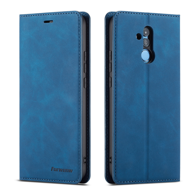 High Quality Leather Phone Cases for Huawei Mate20 Lite Book Flip Wallet Phone Case Cover with Card Slots Holders Flip Cover