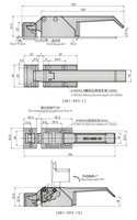 SK1-093-1 Loquet de compression robuste Cycle 200K testé pour les boîtiers industriels extérieurs modernes en zinc ou en acier inoxydable