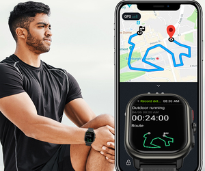 P106 Thể Thao Smartwatch Cho Nam Giới Phụ Nữ 2.06 Inch Cảm Ứng Đầy Đủ IPX8 Không Thấm Nước 100 + Thể Thao Giám Sát Email Sức Khỏe Theo Dõi Thông Minh - Product Image 3