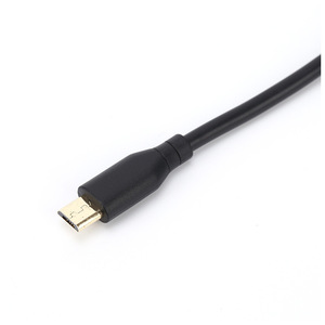 Câble de données OTG HOLLOW USB 2.0 Micro B vers A femelle, adaptateur noir de 0,2 m pour appareils mobiles - Product Image 3