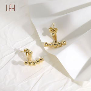 Au750 Hoop <b>Earring</b> Pure 18K Gold Jewelry Cord Knot <b>Earrings</b> Personalized Design Metal Wind <b>Earrings</b> 18k Gold Jewelry Real - Product Image 3