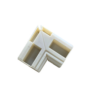 Support d'angle de cadre de porte Hyayi Parts HY5 en plastique ABS blanc pour armoire, meuble et quincaillerie - Product Image 5