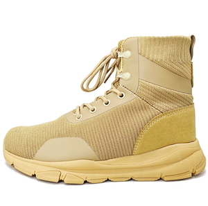 Botas de Combate HPB0304 para Hombre, Botas de Desierto de Cuero para Deportes al Aire Libre de Verano, Botas de Trabajo para Exteriores - Product Image 2