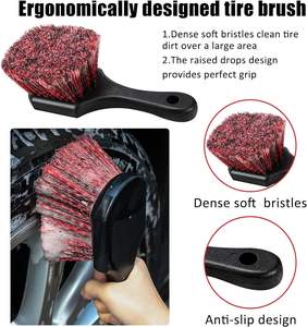 Brosse de <span class=keywords><strong>jante</strong></span> et de pneu Car <span class=keywords><strong>Duster</strong></span> Car Detailing Brush Set - Product Image 2