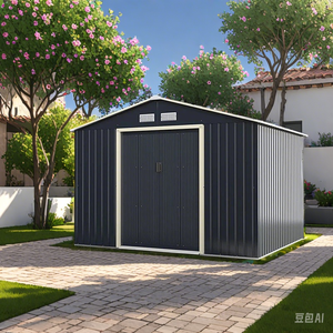 Professioneel modern 10ft x 12ft stalen containerhuis met sandwichpanelen voor buiten carport en duurzame opslag - Product Image 6