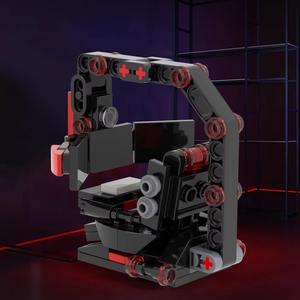 101 pièces MOC4165 Série City Ensemble complet de mobilier de salon et chaise de bureau gaming, Briques de construction à assembler, Jouets en plastique ABS - Product Image 3