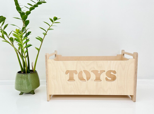 Montessori Wooden Rectangle Toy Box for Kids-Multifunction Sustainable Storage for Toddlers Toys & <b>Books</b> - Product Image 5