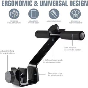 Barre <span class=keywords><strong>de</strong></span> cheville rembourrée en métal solide réglable <span class=keywords><strong>de</strong></span> meilleure qualité Assistant assis <span class=keywords><strong>Appareil</strong></span> <span class=keywords><strong>de</strong></span> fitness Gym à domicile Poids libres - Product Image 4