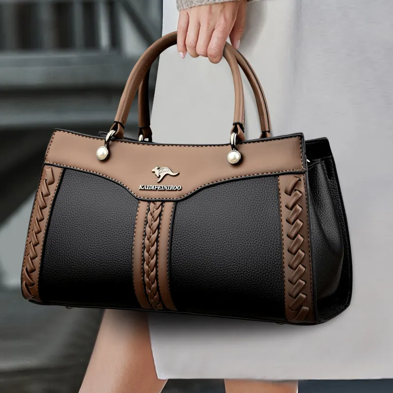 JIANUO sacs à main pour femmes sacs à main de luxe de marques célèbres sac à main en cuir pu italie