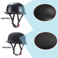Haute qualité demi-casque couronne prince rétro casque de moto vélo casques de moto