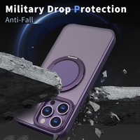 Étui de protection magnétique rotatif pour iPhone 15 Pro Max 14Plus 13 12 11 Protection de l'objectif en métal Support magnétique Coque arrière de téléphone