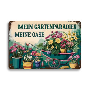 Cartel de hojalata antiguo personalizado, letras de Metal, placas Vintage <span class=keywords><strong>para</strong></span> decoración del hogar y el jardín, impresión UV, modelo de <span class=keywords><strong>hierro</strong></span>, superventas - Product Image 6