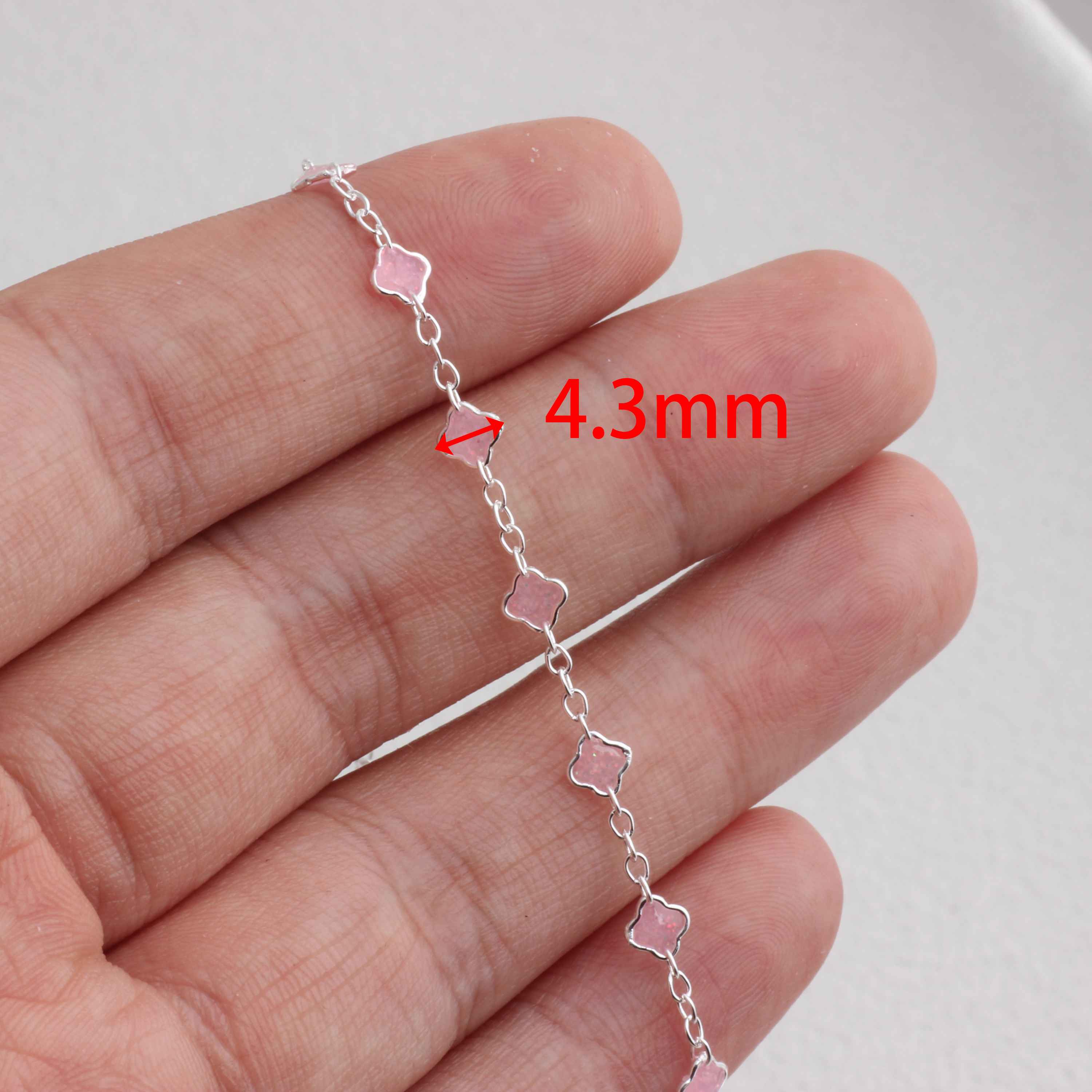 Argent S925 LK26SFL-43 Rose