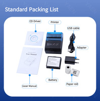 Printer Thermal Portabel Nirkabel BT 58MM MPT11 2024 untuk Pembuatan Struk, Tiket, dan Perangkat POS