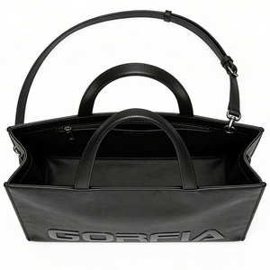 <span class=keywords><strong>Sac</strong></span> fourre-tout en cuir PU <span class=keywords><strong>noir</strong></span> pour femmes, <span class=keywords><strong>sac</strong></span> <span class=keywords><strong>à</strong></span> <span class=keywords><strong>main</strong></span> <span class=keywords><strong>à</strong></span> bandoulière de grande capacité avec sangle amovible, collection pour le bureau et le travail - Product Image 4