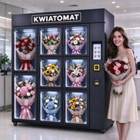 Distributeur automatique de fleurs réfrigéré JOYVEND, dernier modèle, 8 casiers, avec écran tactile et système de paiement sans espèces