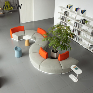 M & W văn phòng hiện đại <span class=keywords><strong>sofa</strong></span> sang trọng Modular cắt <span class=keywords><strong>sofa</strong></span> đặt đồ nội thất - Product Image 2