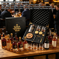 Belfast Whiskey Week Whiskey Smoker Kit voor distilleerderijen, bars, restaurants, cadeauwinkels, rechtstreeks van de fabriek, met houtchips en brander