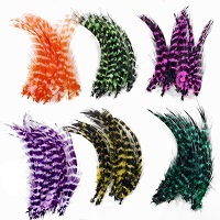 Plume <span class=keywords><strong>de</strong></span> coq estampée pour l'artisanat DIY, les coiffures, les costumes, la pêche à la mouche, les ornements, la décoration <span class=keywords><strong>de</strong></span> franges <span class=keywords><strong>de</strong></span> rêve - Product Image 1