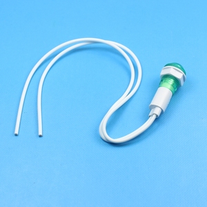 10Mm Đường Kính Màu Đỏ Màu Xanh Lá Cây 12V 24V 110V <span class=keywords><strong>Neon</strong></span> Bảng Điều Chỉnh LED Chỉ Số Ánh Sáng Đèn Tín Hiệu Cho Máy Nước Nóng LED Nhựa Thí Điểm Ánh Sáng - Product Image 4