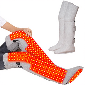 รองเท้าบู๊ตบำบัดด้วยแสงอินฟราเรดสีแดงสำหรับขาและเท้า เครื่องนวดเท้าไฟฟ้าแบบมีสายพร้อมระบบตั้งเวลาเพื่อบรรเทาอาการปวดเส้นประสาท - Product Image 4