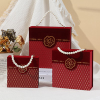 JOYWOOD-Boîte cadeau de luxe ronde en feuille d'or camélia pour mariage