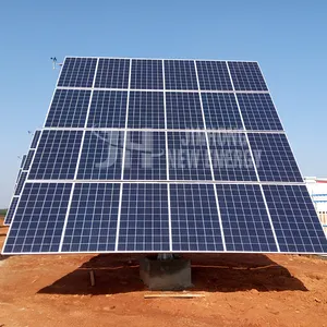 Jinhong Solar Tracker 14kw 24 Panels Linear Drive Dual Axis Solar Tracker Solar Tracking Controller