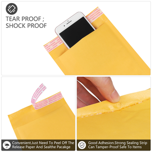 Groothandel Milieuvriendelijke Kraftpapier Verzending Enveloppen Voor Noppenfolie Zakjes Gepersonaliseerde Logo Mailingtassen Voor Schoenen Item - Product Image 4