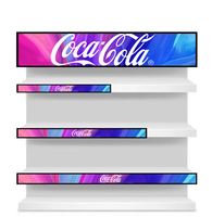 Écran LCD de 23,1 pouces, 35 pouces, 47,1 pouces avec système Android, télécommande CMS, affichage numérique LCD pour supermarché