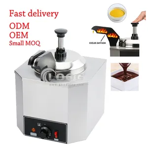 Factory Directly Sale Food Service Spout Chocolate Warmer Equipment Commercial Nacho Cheese Sauce Warmer With Pump
