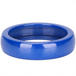 Brazalete de Resina Azul Moderno 2026, Brazalete Acrílico Elegante, Joyería de Resina Unisex, Brazaletes con Diseño Sencillo de Color Sólido para Mujer - Product Image 1